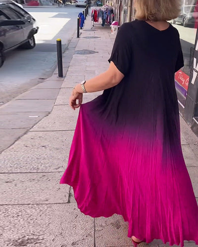 Joan - Summer Gradient Flowy Maxi Dress