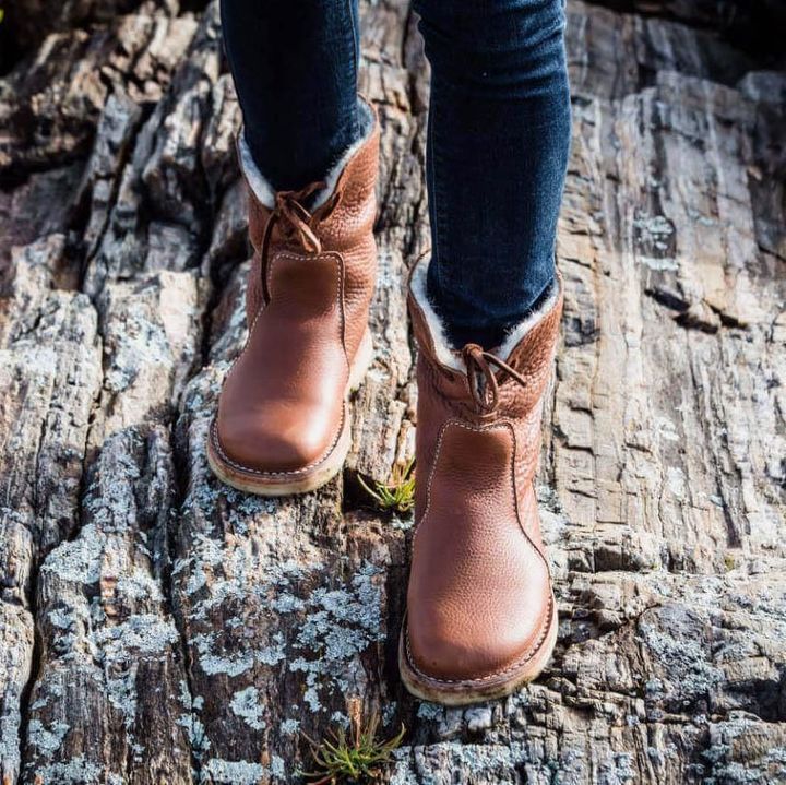 Kaia | Waterproof Leather Boots with Wool Lining