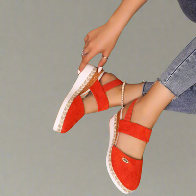 Gitta | Plus Size Wedge Sandals – Comfortable and Versatile
