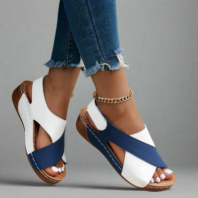 Alwine | Elegant Wedge Sandals Made from Premium Materials
