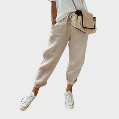 Pansy-Casual & Elegant Linen Sweatpants