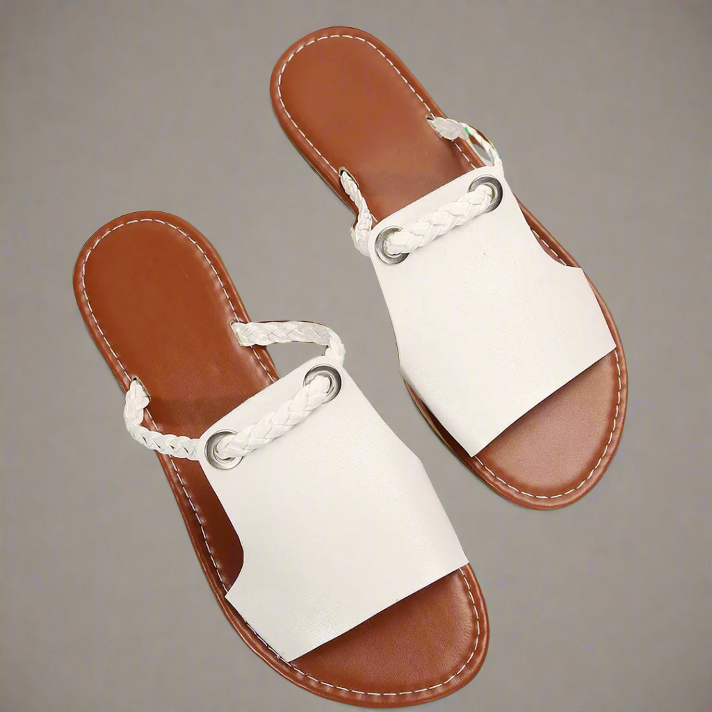 Katelina | Flat slippers made from high-quality materials