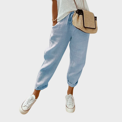 Pansy-Casual & Elegant Linen Sweatpants