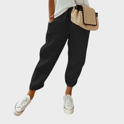 Pansy-Casual & Elegant Linen Sweatpants