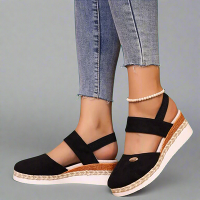 Gitta | Plus Size Wedge Sandals – Comfortable and Versatile
