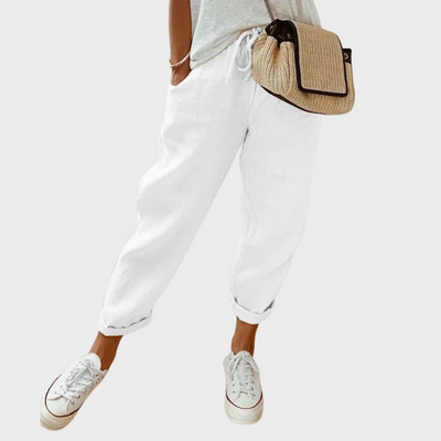 Pansy-Casual & Elegant Linen Sweatpants