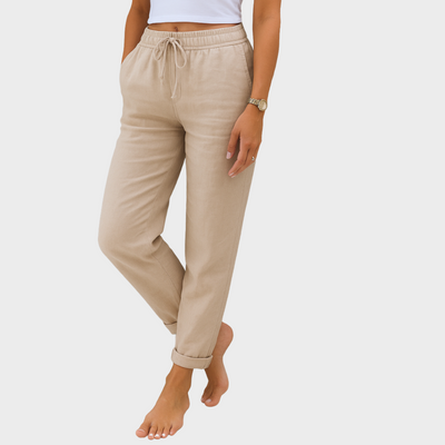 Nora™ | Premium Breathable Linen Stretch Pants
