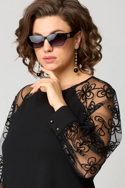 Destiny - Trendy Lace-Sleeve Dress