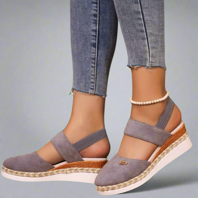 Gitta | Plus Size Wedge Sandals – Comfortable and Versatile