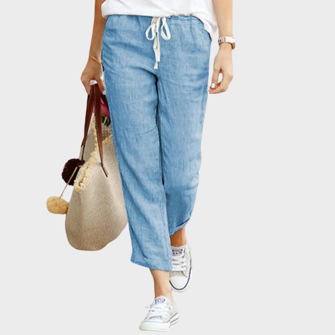 Breezy-Linen Trousers
