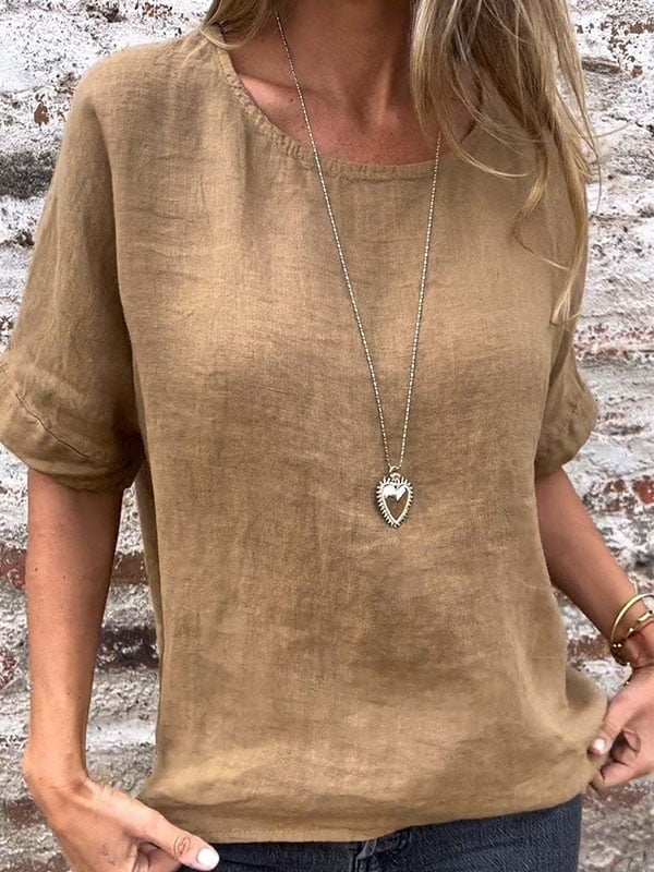 Aviva - Casual O-Neck Loose Top