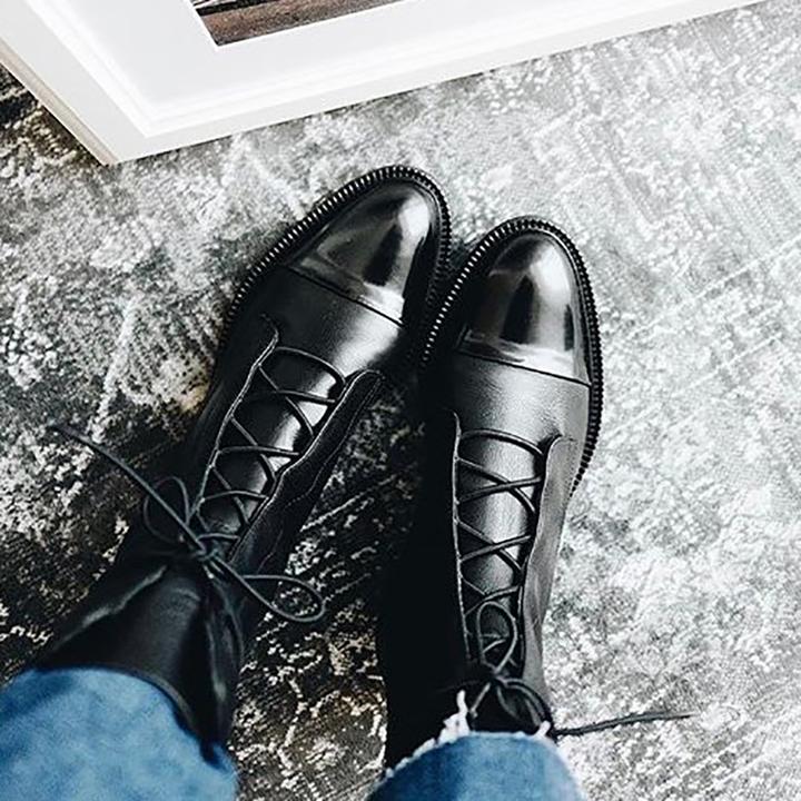 Harper | Orthopedic Leather Shoes