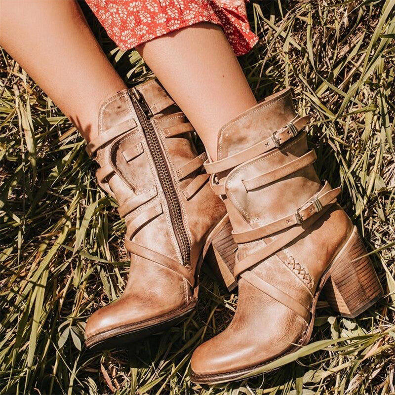 Reina | Vintage Leather Boots