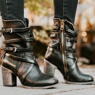 Reina | Vintage Leather Boots