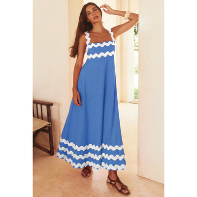 Jovie - Sleeveless Floral Printed Loose Dress