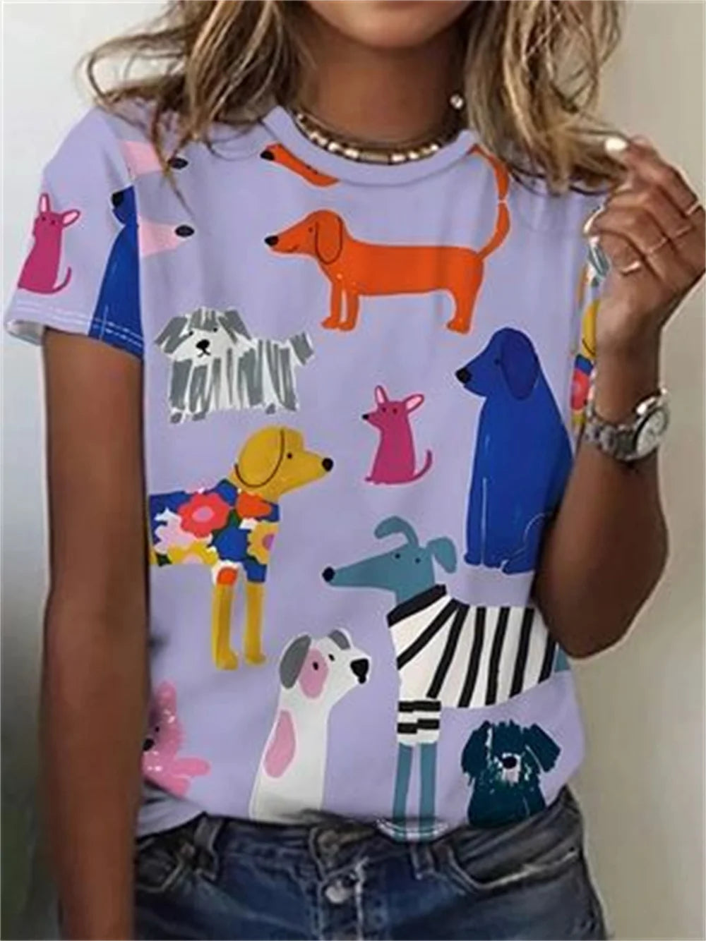 Zosia -  Animal Print Nature-Inspired Top