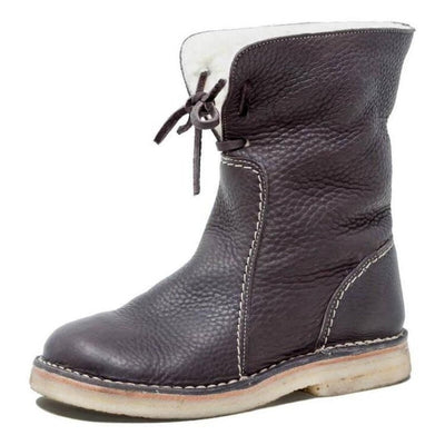 Kaia | Waterproof Leather Boots with Wool Lining