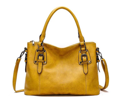 Vera - Buckled Tote Handbag