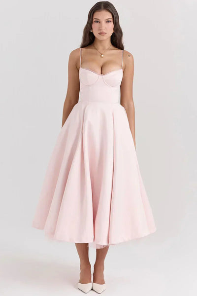 Minerva - Luxury Spaghetti Strap Princess Dress