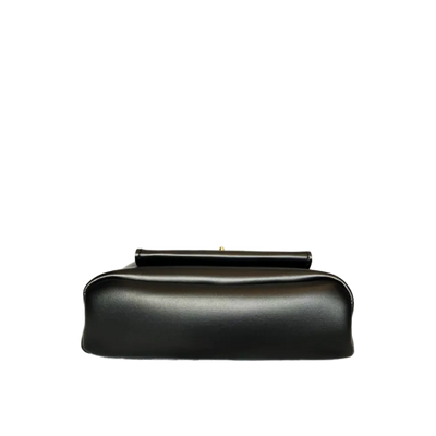 Anna - Chic Leather Bag with Kiss-Lock Closure