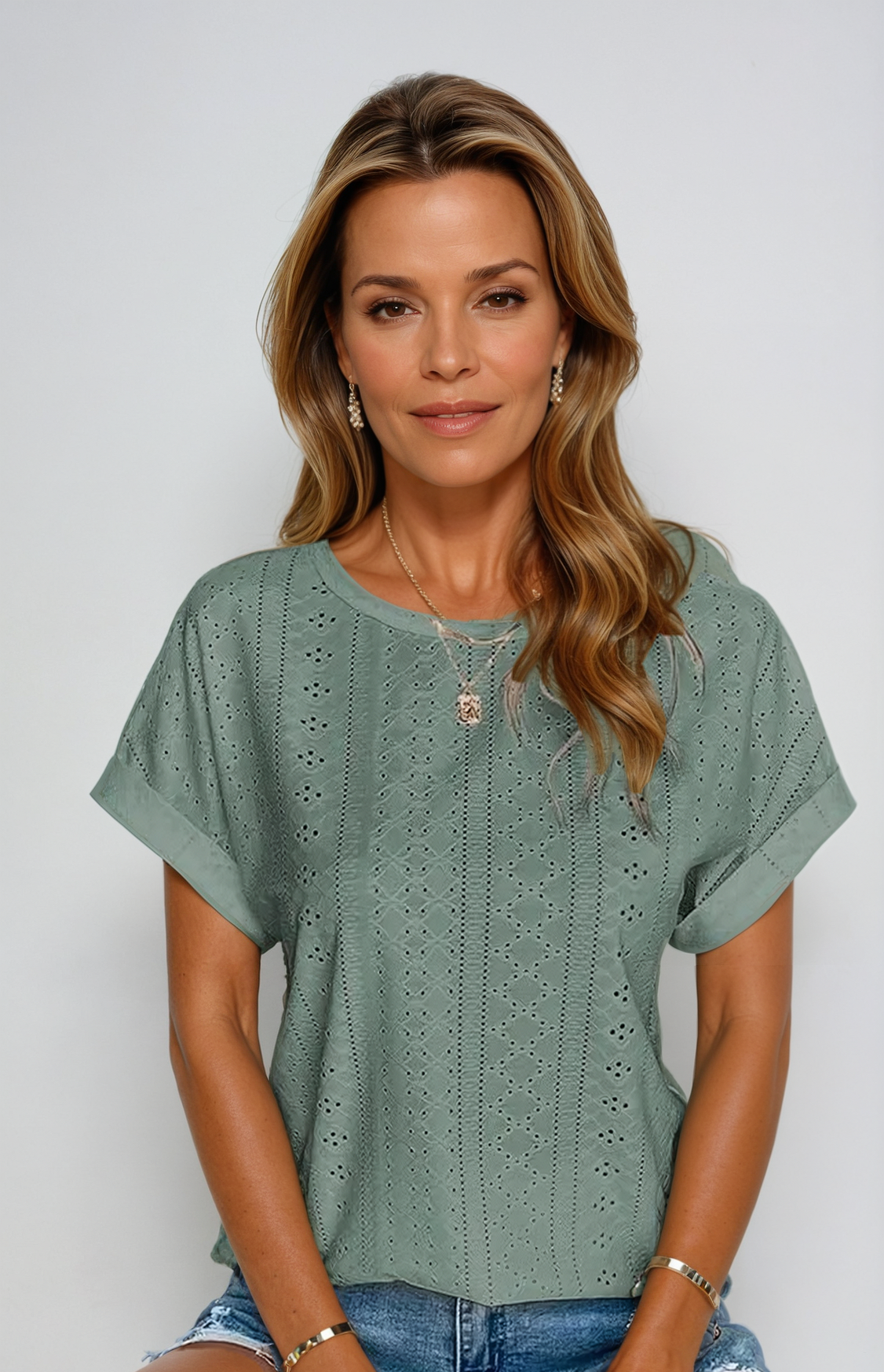 Vespera - Women’s Casual Solid Knitted Top