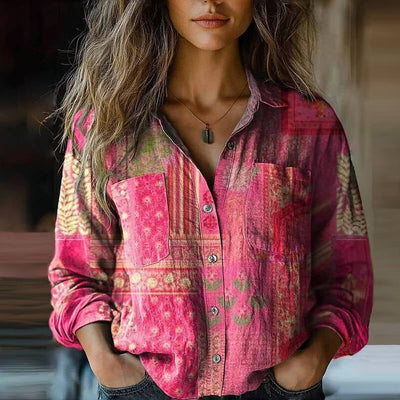 Veya – Trendy Classic Floral Printed Blouse
