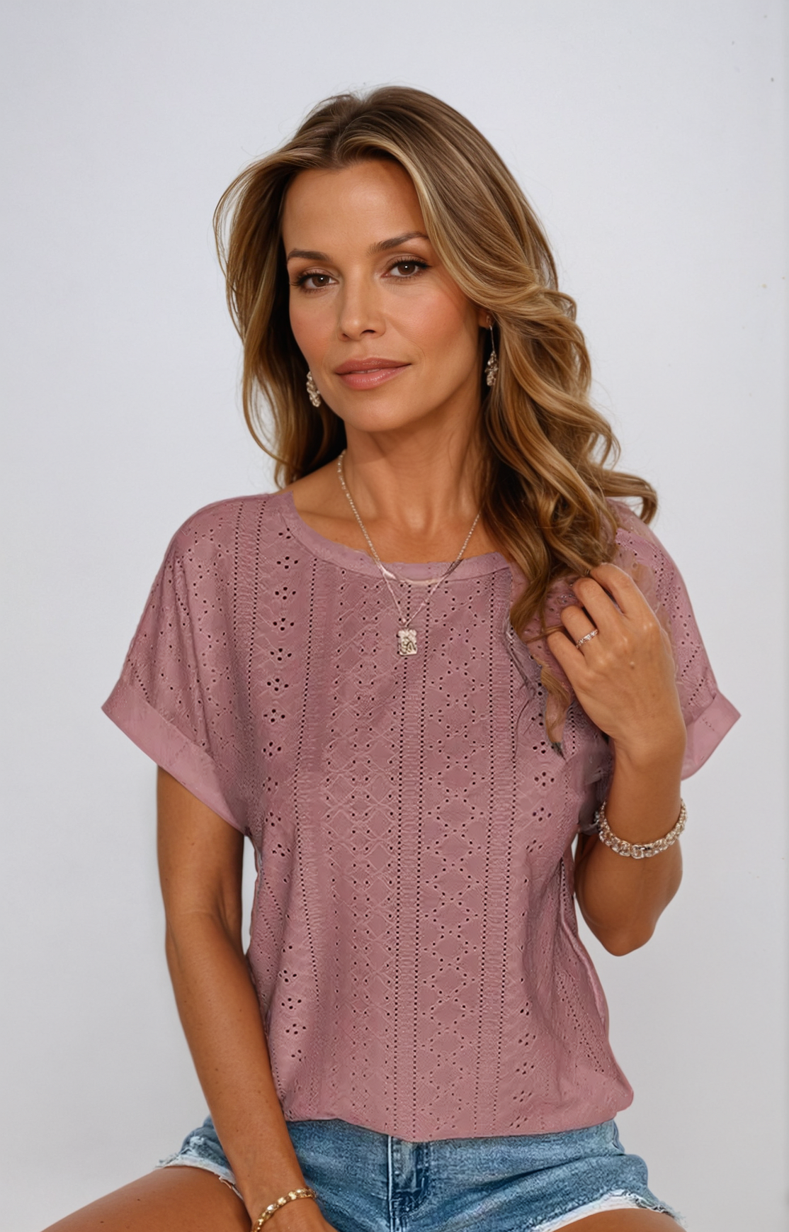Vespera - Women’s Casual Solid Knitted Top