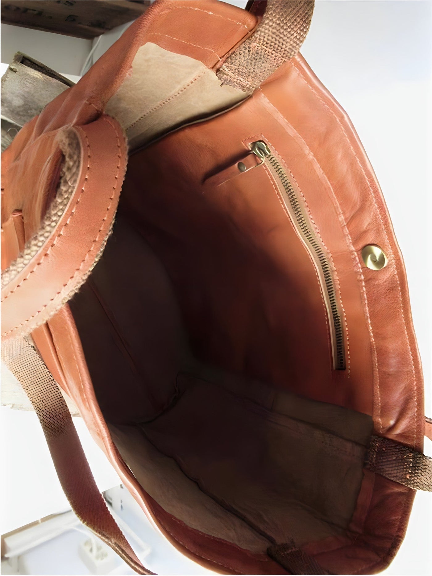 Opal - Stylish Multi-Pocket PU Leather Tote Bag