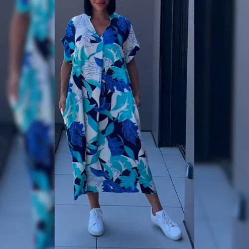 Gabriella – Figure-Flattering Floral Dress