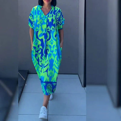 Gabriella – Figure-Flattering Floral Dress