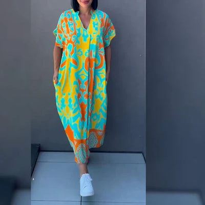 Gabriella – Figure-Flattering Floral Dress